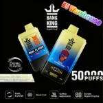 Bang King 50000 Puffs Disposable Vape 50k Red Bull Strawberry Banana Device