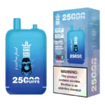 Bang King 25k Puff Einweg Vape Blue Razz Ice Gerät