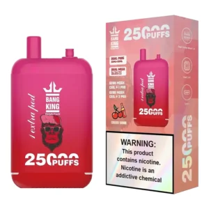 Bang King 25k Puff Disposable Vape Cherry Bomb Device