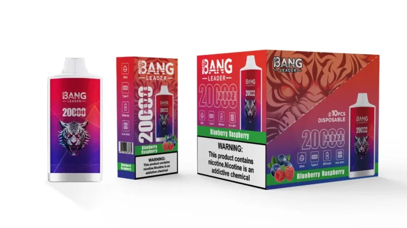 Urządzenie jednorazowe Puff 20k Bang Leader Vape 20000 Blueberry Raspberry