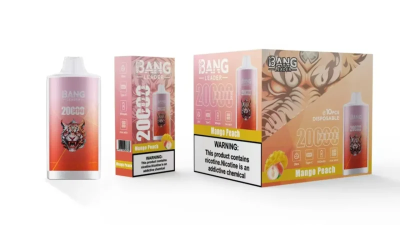 Urządzenie jednorazowe Puff 20k Bang Leader Vape 20000 Mango Peach