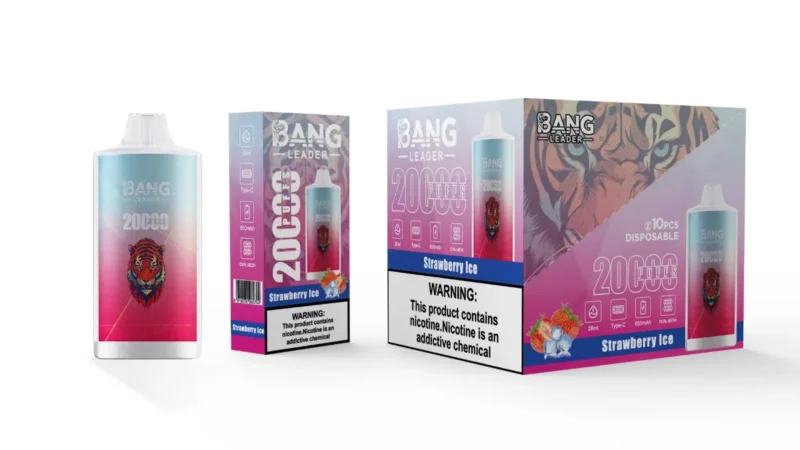 Urządzenie jednorazowe Puff 20k Bang Leader Vape 20000 Strawberry Ice