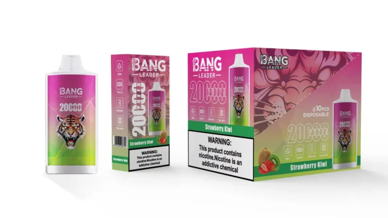 Urządzenie jednorazowe Puff 20k Bang Leader Vape 20000 Strawberry Kiwi