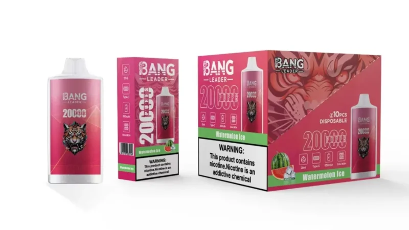 Jednorazowe urządzenie Puff 20k Bang Leader Vape 20000 Watermelon Ice