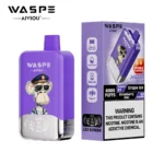 Puff 40k Waspe Grape Ice Strawberry Kiwi 1 Disposable Vape Device