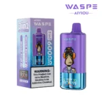 Puff 60k Waspe Aiviou 60000 Puffs Mixed Berries Gummy Bear Fruit Disposable Vape Device
