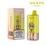 Puff 60k Waspe Aiviou 60000 Puffs Peach Ice Pineapple Mango Cranberry Lemon Disposable Vape Device