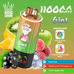 Vape 110k Bang Leader Peach Ice Blackcurrant Pineapple Green Apple Kiwi Disposable Device