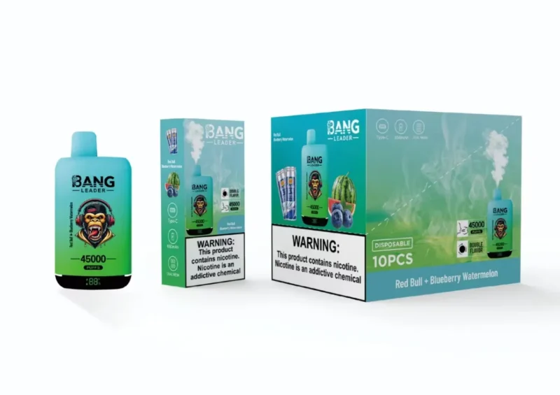 Vape 45k Bang Leader 45000 Puff Red Bull Blueberry Watermelon Disposable Device