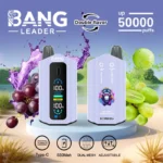 Vape 50k Puffs Bang Leader Black Grapegreen Grape Disposable Device