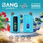 Vape 50k Puffs Bang Leader Blueberry Sour Raspberryblueberry Disposable Device