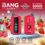 Vape 50k Puffs Bang Leader Strawberry Raspberry Cherryice Cherry Disposable Device