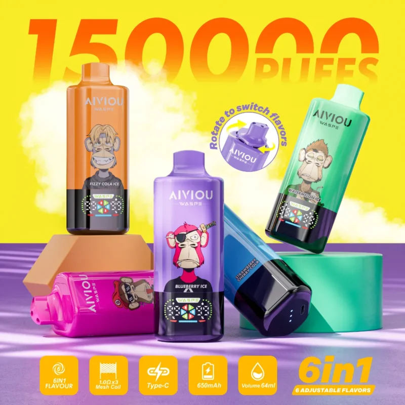 Vape100k Waspe Aiviou 100000 Puffs Disposable Vape Device