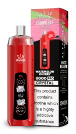 Al Fakher 8000 Crystal Puffar Watermelon Cherry Disposable Vape Device