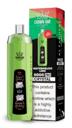 Al Fakher 8000 Crystal Puffar Watermelon Lime Disposable Vape Device