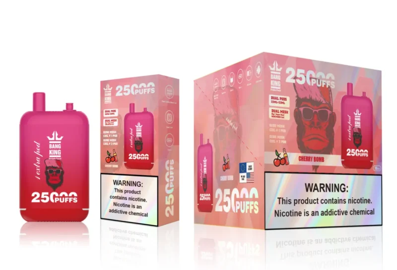 Bang King 25000 Puffs Vape 25k Cherry Bomb Einweggerät