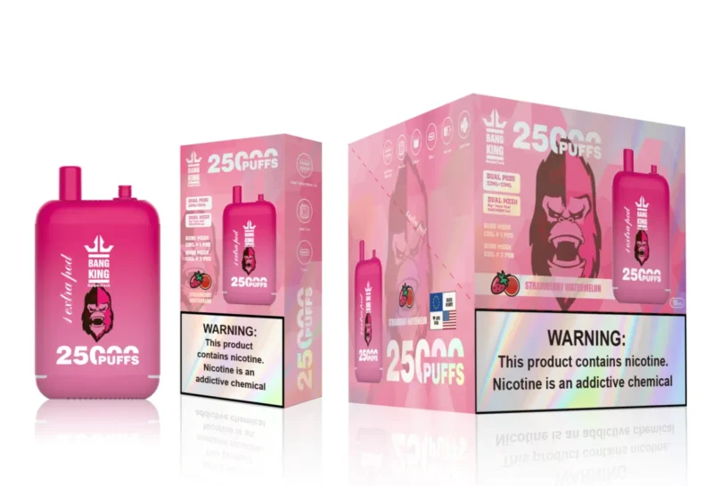 Bang King 25000 Puffs Vape 25k Erdbeere Wassermelone Einweg-Gerät