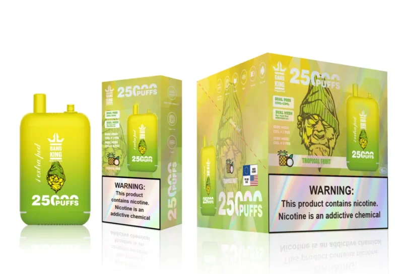 Bang King 25000 Puffs Vape 25k Tropische Früchte Einweggerät