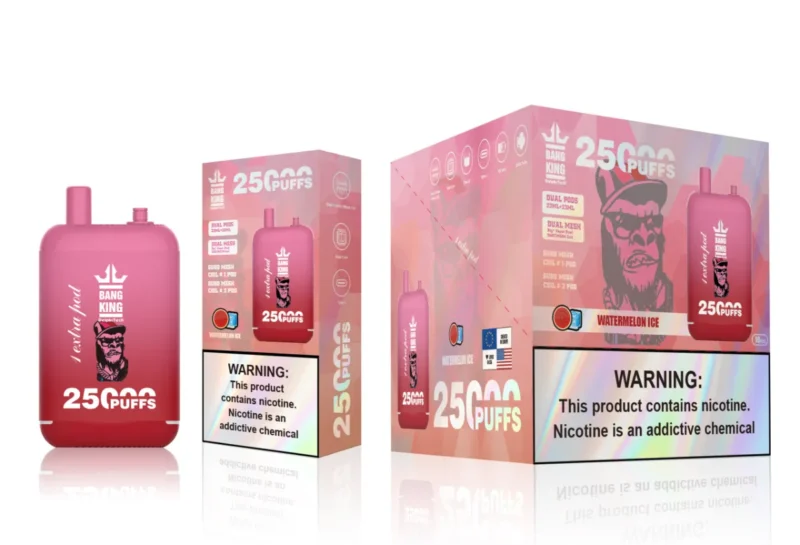 Bang King 25000 Puffs Vape 25k Wassermelone Eis Einweg-Gerät