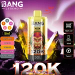 Bang Legend 120k Vape 120 000 zaciągnięć – napój energetyczny, brzoskwinia, mrożony mango, żurawina, winogrono, czarna porzeczka.jpg – urządzenie jednorazowe