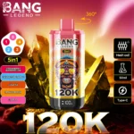 Bang Legend 120k Vape 120 000 zaciągnięć Truskawka Arbuz Melon jabłkowy Cola Ice Mango Brzoskwinia Love 66.jpg Jednorazowy De