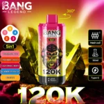Bang Legend 120k Vape 120 000 zaciągnięć – arbuz, lód, truskawka, mango, kalifornijska wiśnia, jagoda, brzoskwinia, mieszanka jagód, chłodna.jpg – zdjęcie