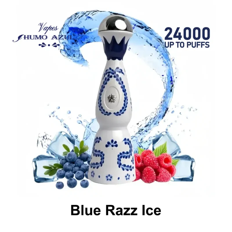 Humo Azul 24k Blue Puff Razz Ice Einweg-Vape-Gerät