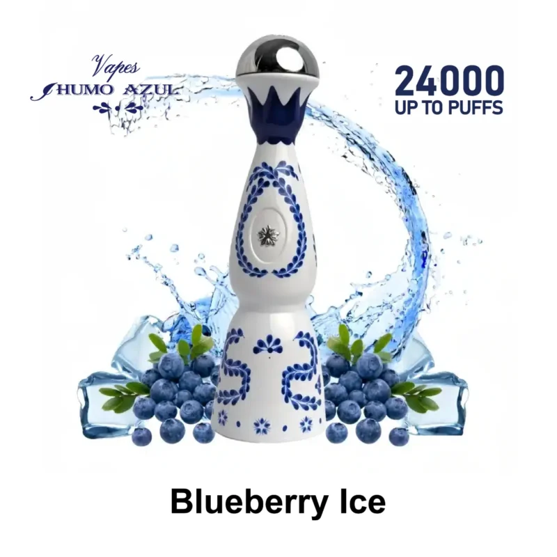 Humo Azul 24k Blue Puff Blueberry Ice Einweg-Vape-Gerät