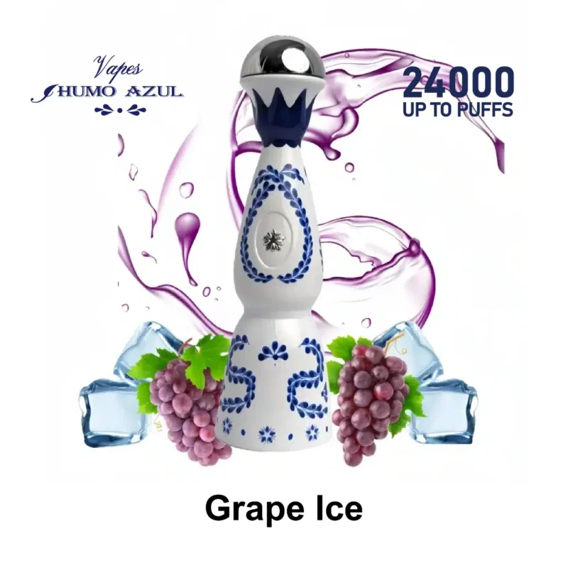 Humo Azul 24k Blue Puff Grape Ice Einweg-Vape-Gerät