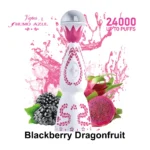 Humo Azul 24k Pink Puff Blackberry Dragonfruit Disposable Vape Device