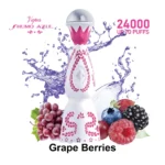 Jednorazowe urządzenie Vape Humo Azul 24k Pink Puff Grape Berries