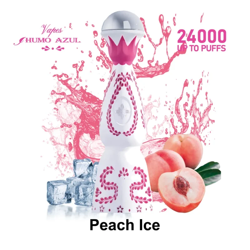 Jednorazowe urządzenie Vape Humo Azul 24k Pink Puff Peach Ice