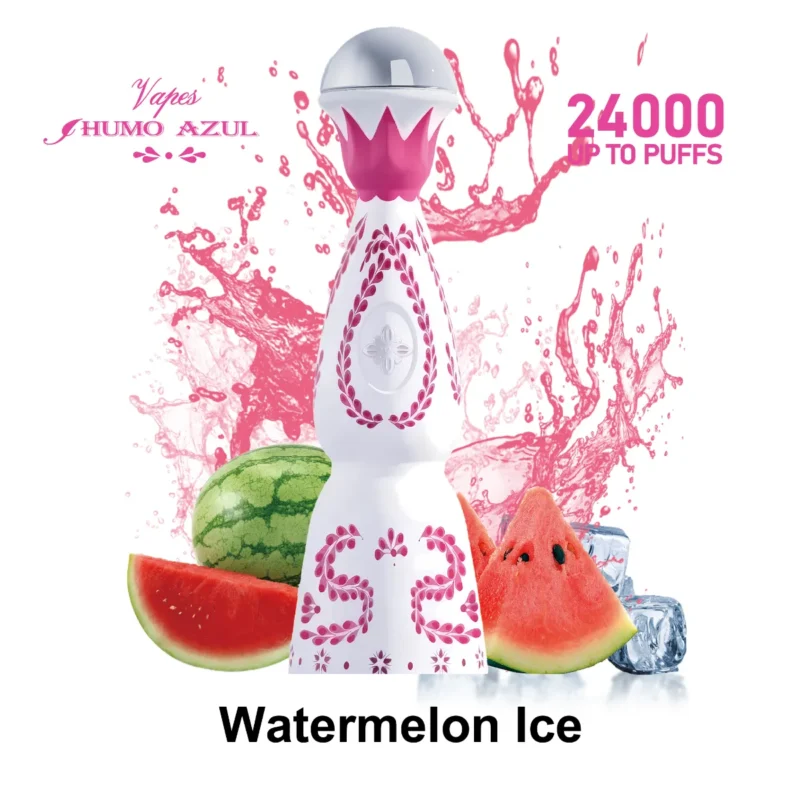 Jednorazowe urządzenie Vape Humo Azul 24k Pink Puff Watermelon Ice