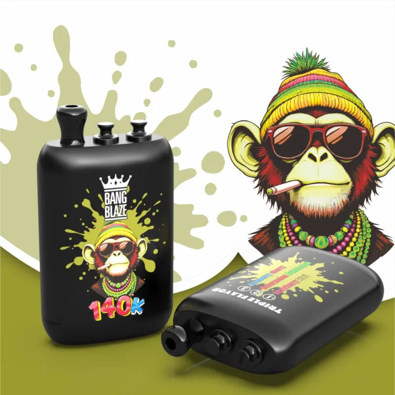 Puff 140k Bang Blaze 140000 Disposable Strawberry Kiwiwatermelon Bubblegumblueberry Cherry Vape Device