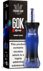 Suvaper Al Fakher Crown Bar 60k E Hose X Berry Blue Disposable Vape Device