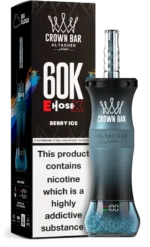 Suvaper Al Fakher Crown Bar 60k E Hose X Berry Ice Disposable Vape Device