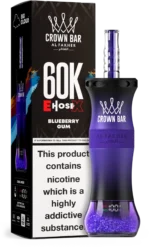 Suvaper Al Fakher Crown Bar 60k E Hose X Blueberry Gum Disposable Vape Device