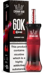 Suvaper Al Fakher Crown Bar 60k E Hose X Cherry Ice Disposable Vape Device