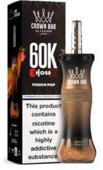Suvaper Al Fakher Crown Bar 60k E Hose X Fusion Pop Disposable Vape Device