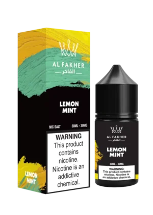 Suvaper Al Fakher Nic Salt 30ml Liquid Lemon Mint Disposable Vape Device