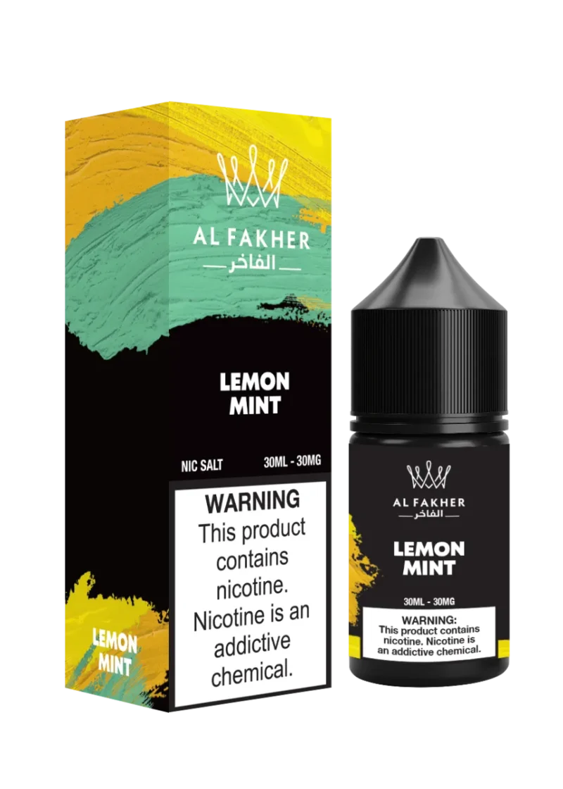 suvaper-al-fakher-nic-salt-30ml-liquid-Lemon mint Suvaper Al Fakher Nic Salt 30ml Liquid Lemon Mint Disposable Vape Device