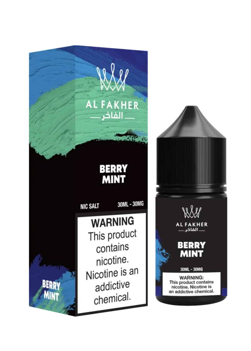Suvaper Al Fakher Nic Salt 30ml Liquid Berry Mint Disposable Vape Device