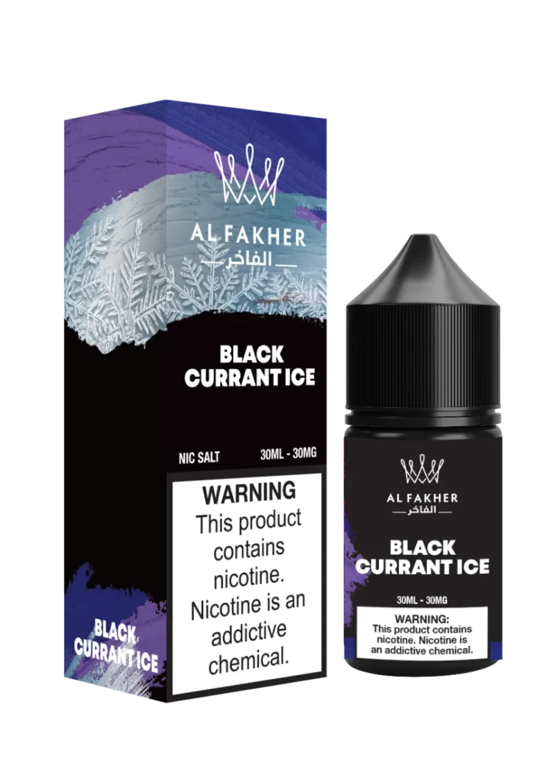 Suvaper Al Fakher Nic Salt 30ml Liquid Blackcurrant Ice Disposable Vape Device