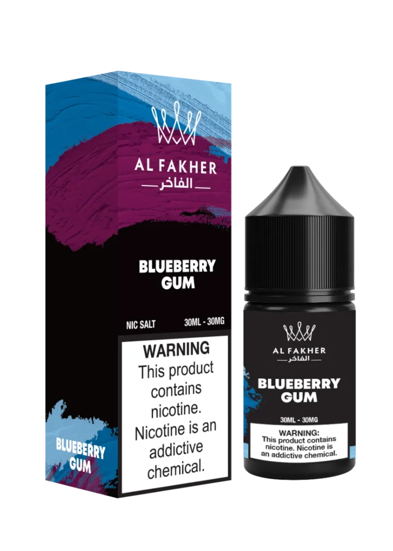 Suvaper Al Fakher Nic Salt 30ml Liquid Blueberry Gum Disposable Vape Device