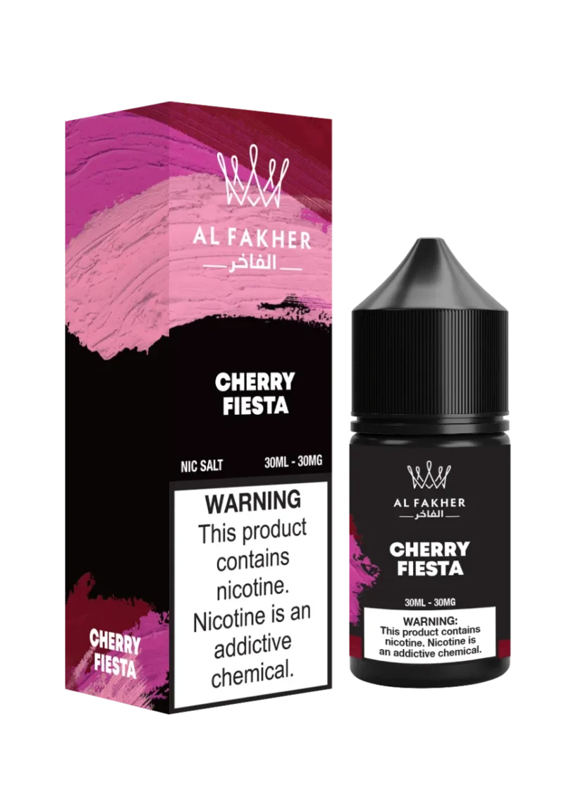 Suvaper Al Fakher Nic Salt 30ml Liquid Cherry Fiesta Disposable Vape Device