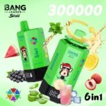 Suvaper Bang Leader 300k Puff Aloe Lychee Ice Pink Lemon Glacier Pine Needle Mint Black Currant Watermelon Disposable Va