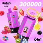 Suvaper Bang Leader 300k Puff Redbull Strawberry Kiwi Banana Lychee Ice Watermelon Berry Passion Fruit Mango Disposable