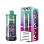 Suvaper Bang Legend 120 000 120k zaciągnięć – e-papieros o smaku jagodowym, malinowym, Black Dragon, lodowym, tęczowym, cukierkowym, Fuji, arbuzowym i kwaśnej brzoskwini
