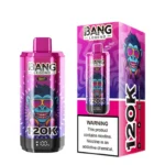 Suvaper Bang Legend 120 000 120k zaciągnięć – e-papieros o smaku jagody, maliny, brzoskwini, mango, arbuza, wiśni, coli, winogron, jeżyny i lodów