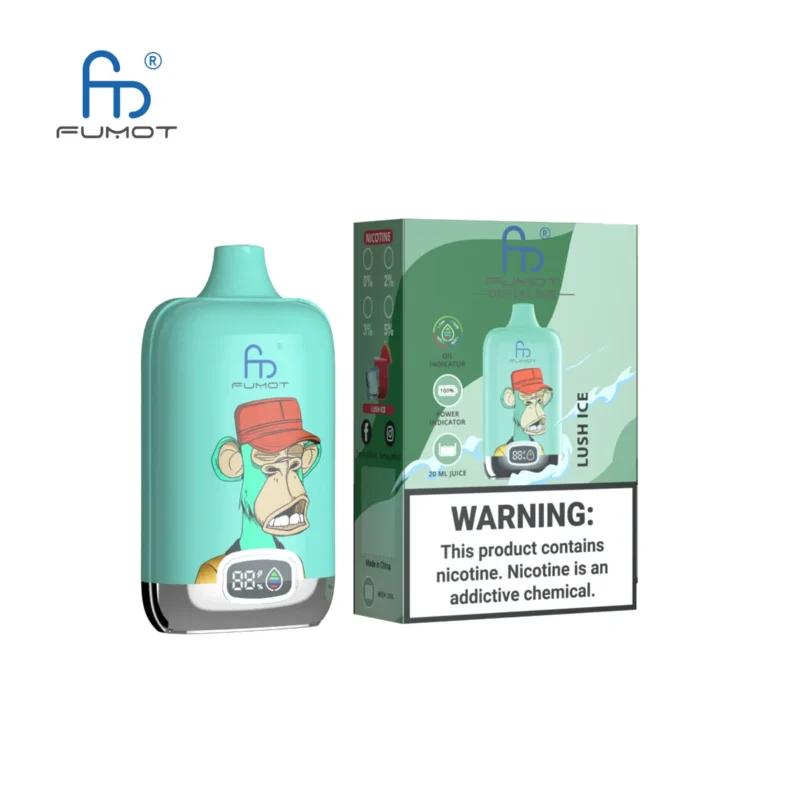 Suvaper Fumot Randm Digital Box 12k Lush Ice Disposable Vape Device